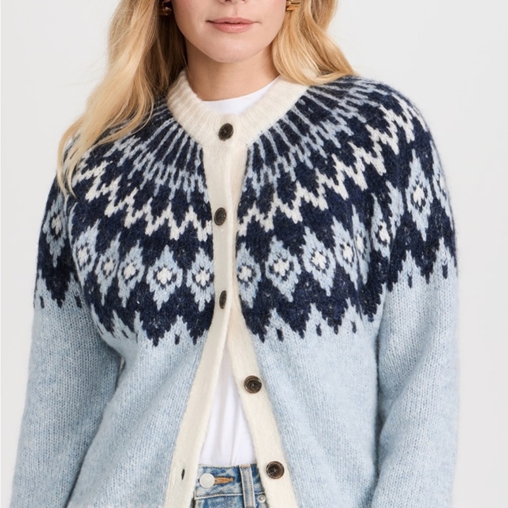 Alex Mill Ashwood Fair Isle Cardigan